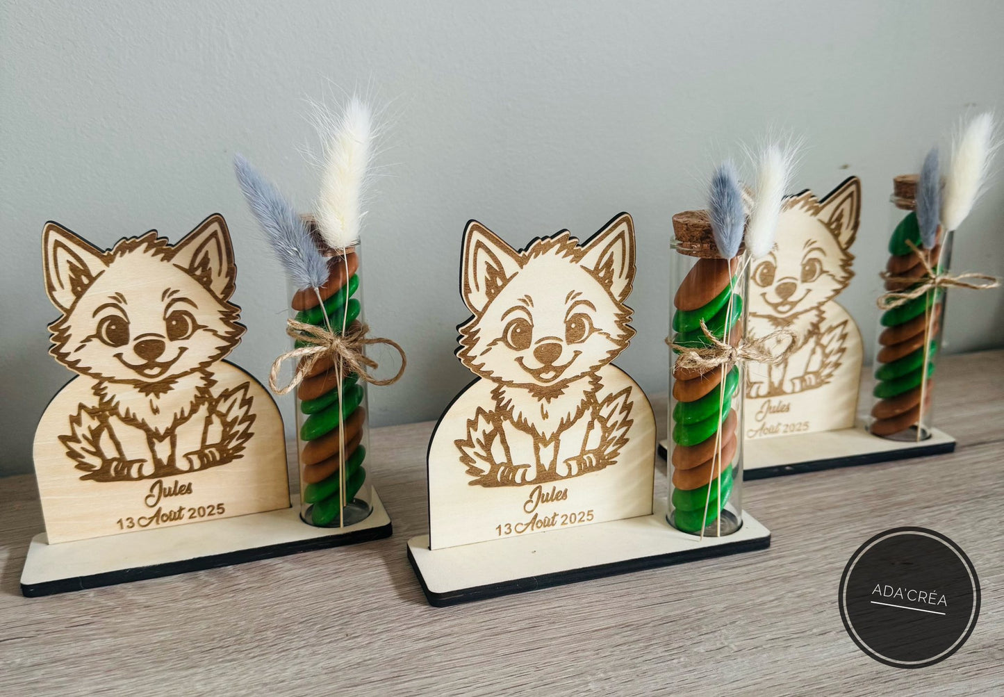 Remerciement/souvenir personnalisé