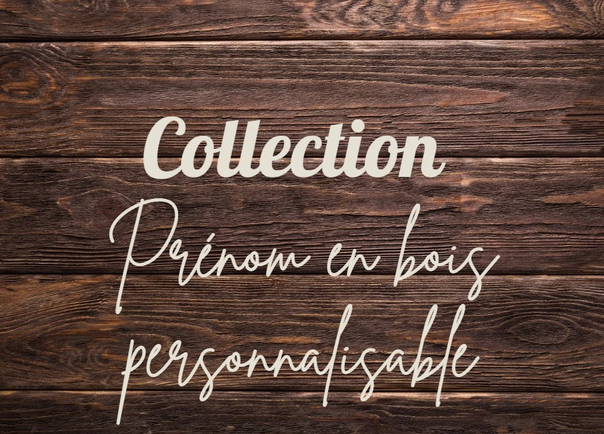 Prénom en bois personnalisable