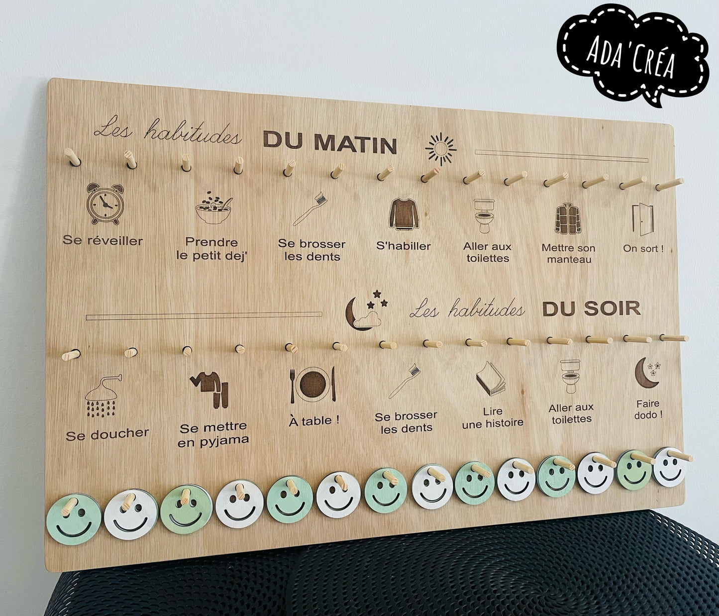 Routinier enfant personnalisable