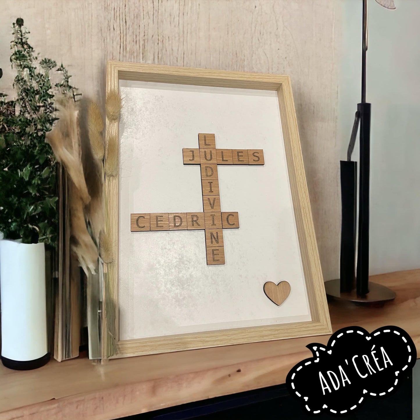 cadres scrabble personnalisables