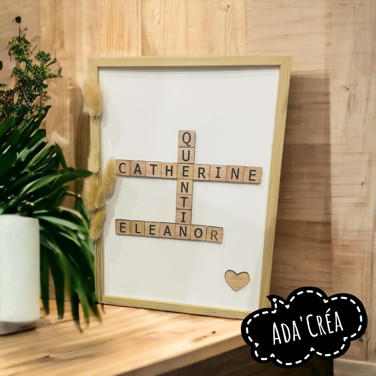 cadres scrabble personnalisables