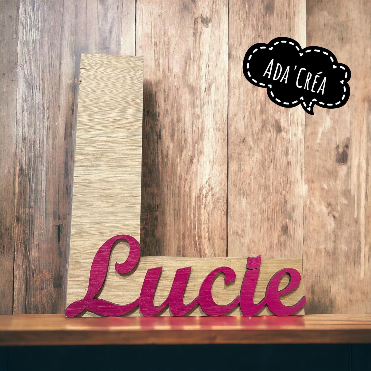 Grande lettre personnalisable