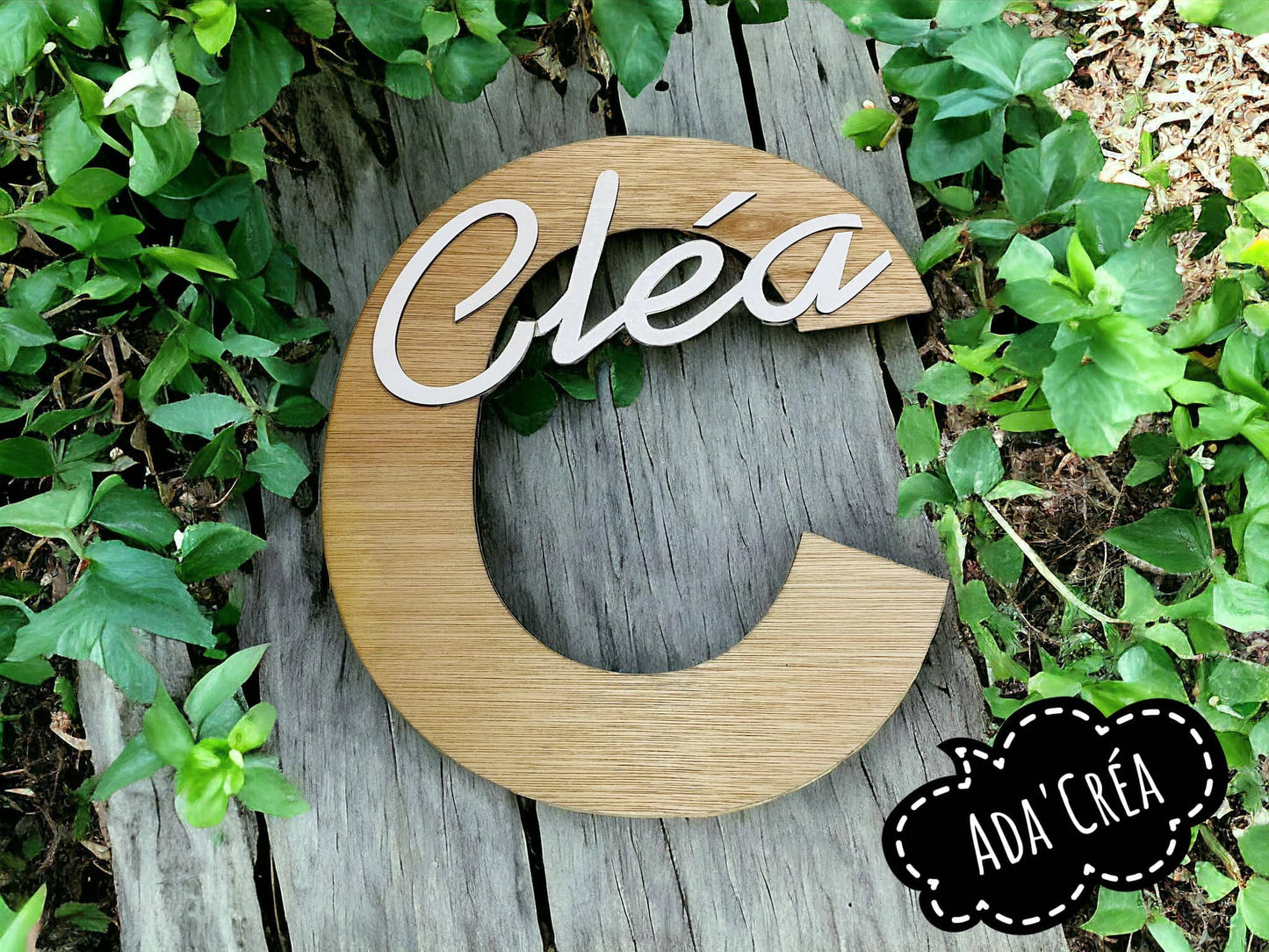Grande lettre personnalisable
