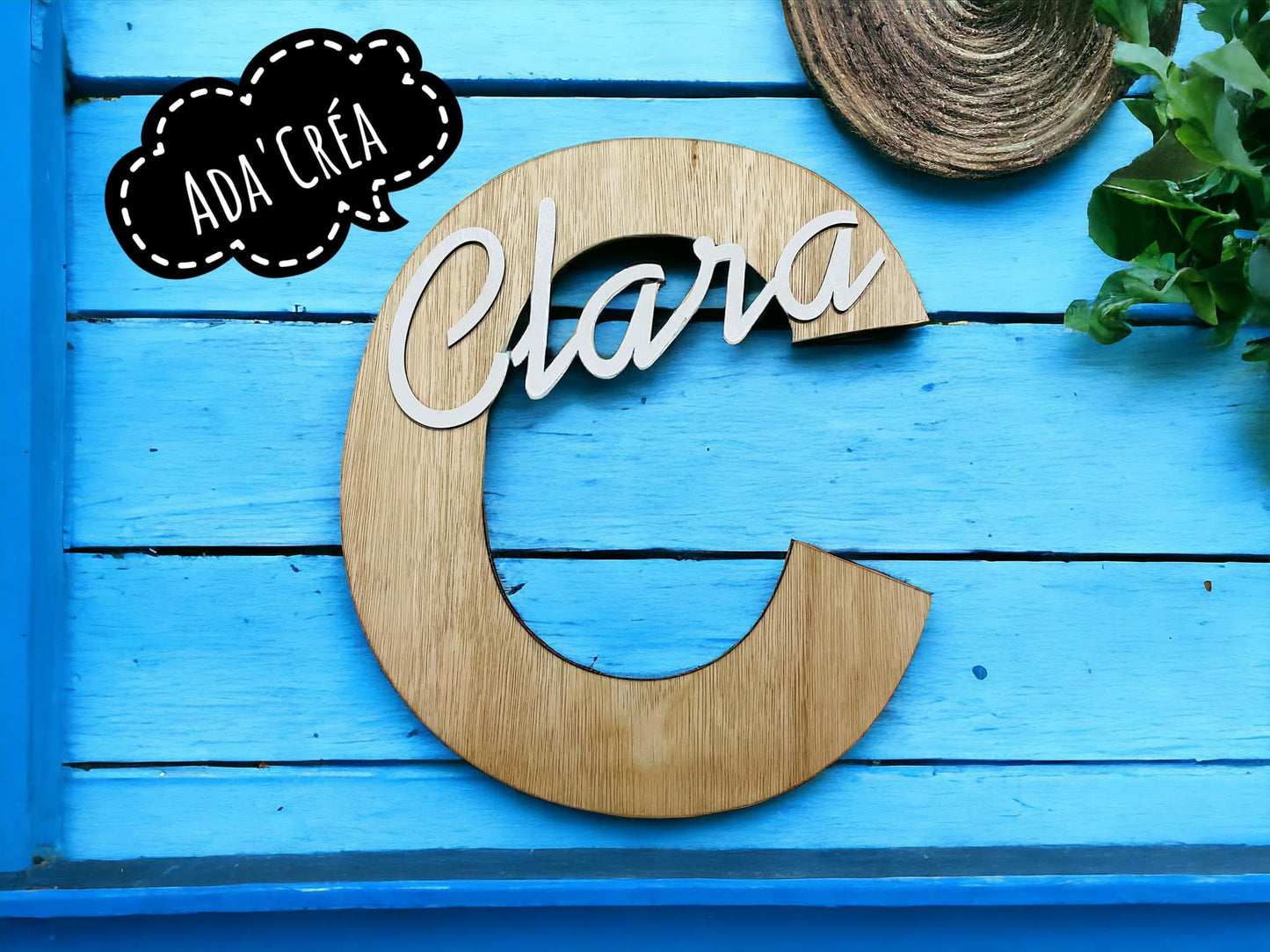Grande lettre personnalisable