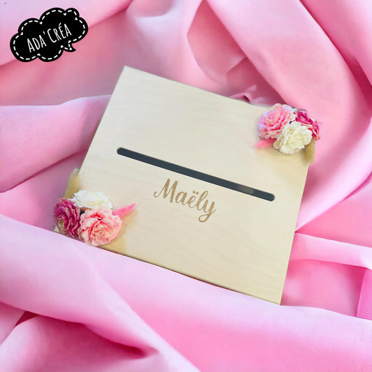 Urne en bois personnalisable