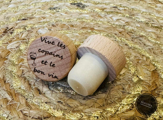 Bouchons de bouteille de vin personnalisables