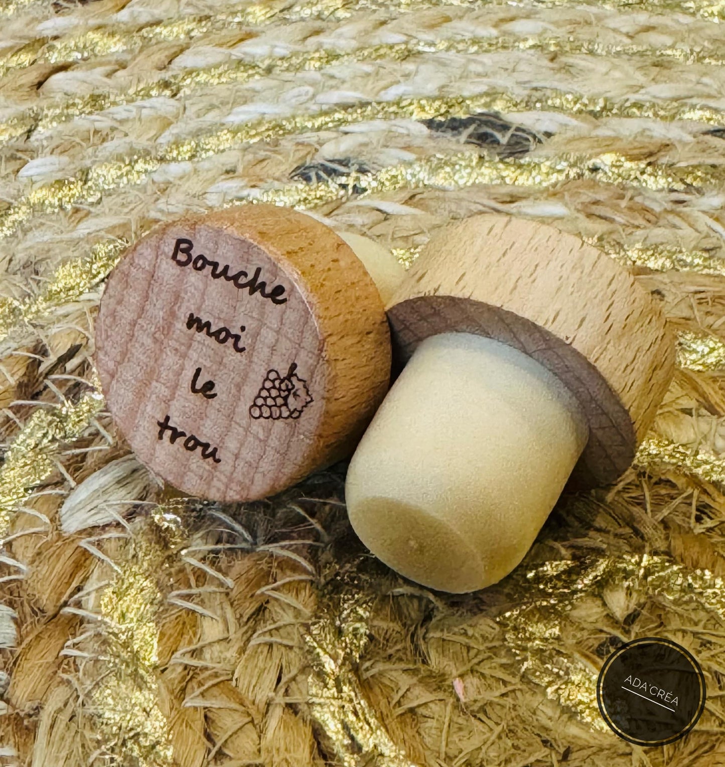 Bouchons de bouteille de vin personnalisables