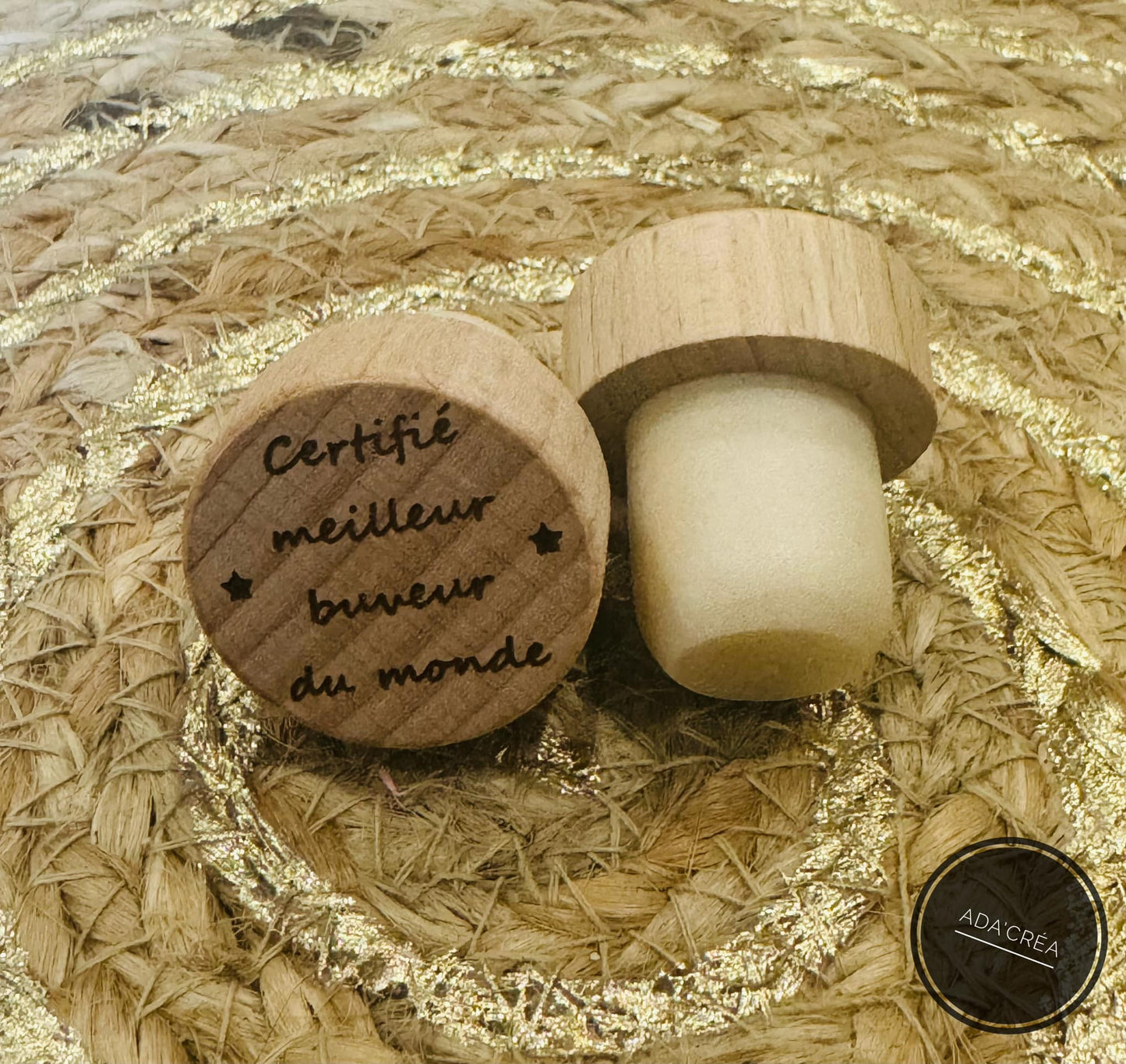 Bouchons de bouteille de vin personnalisables