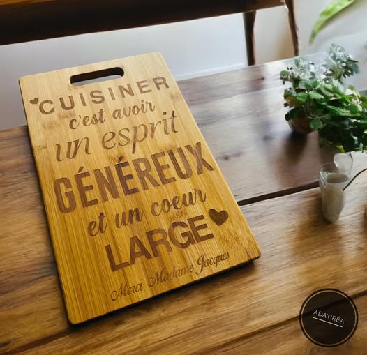Planches à découper personnalisables