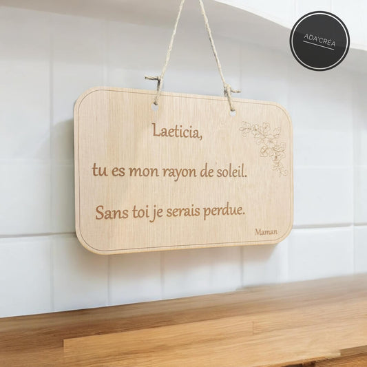 Plaques murales personnalisables