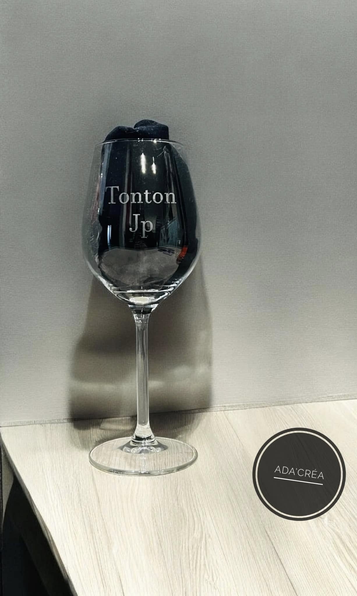 Verres à vin personnalisés