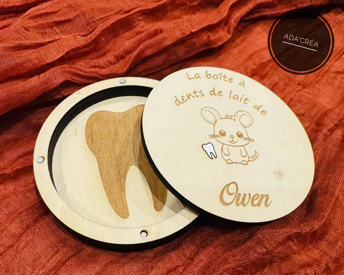 Boîte à dents personnalisable