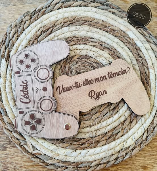 Demande témoin de mariage à thème