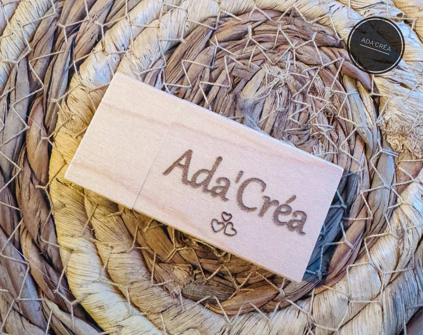 Clé USB en bois personnalisable