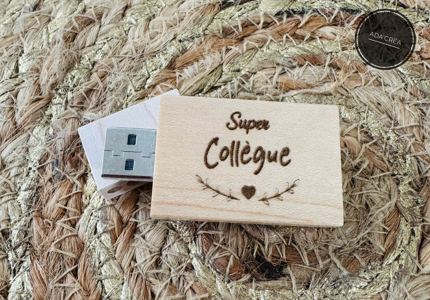Clé USB en bois personnalisable