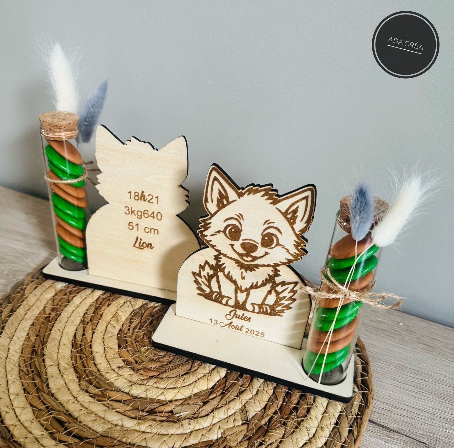 Remerciement/souvenir personnalisé